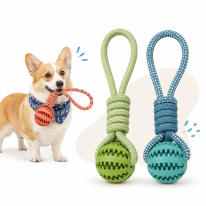 Cotton Rope Dog Toy Set - Bone Shape for Medium Breed (Outdoor, Teething)